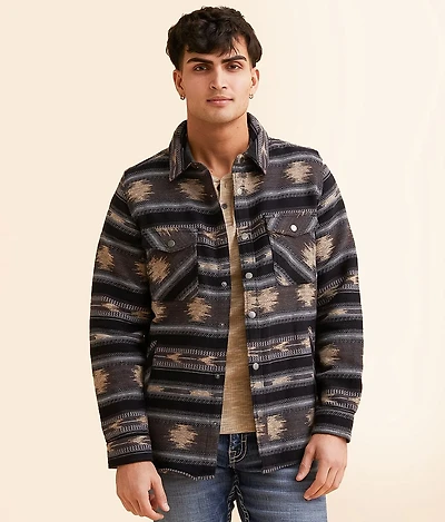 Aztec Stripe Shacket