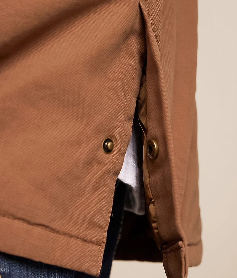 Washed Canvas Coat