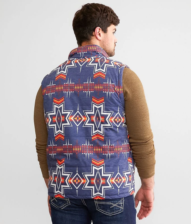 Melange Puffer Vest