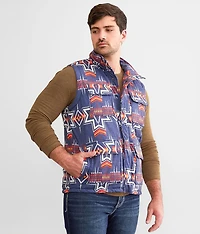 Melange Puffer Vest