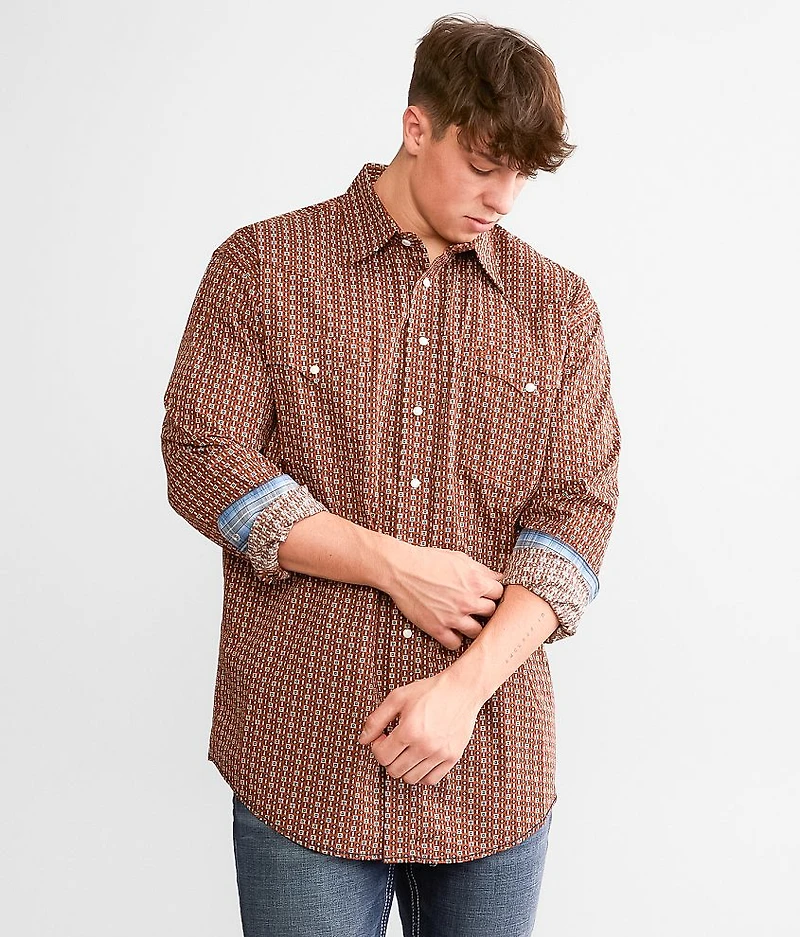 Geometric Stretch Shirt