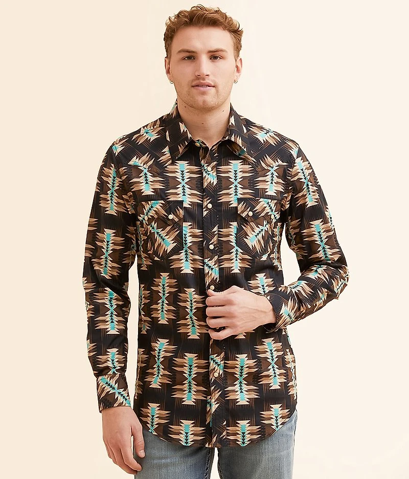 Dale Brisby Aztec Stretch Shirt