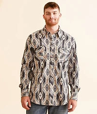 Serape Stripe Stretch Shirt