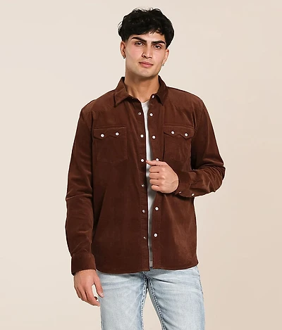 Corduroy Stretch Shirt