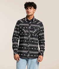 Novelty Print Stretch Shirt