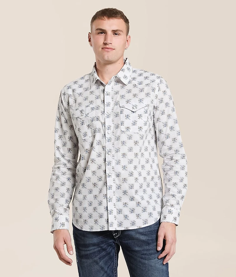 Floral Checkered Shirt