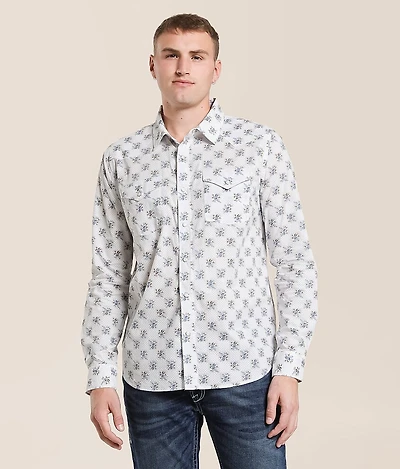 Floral Checkered Shirt