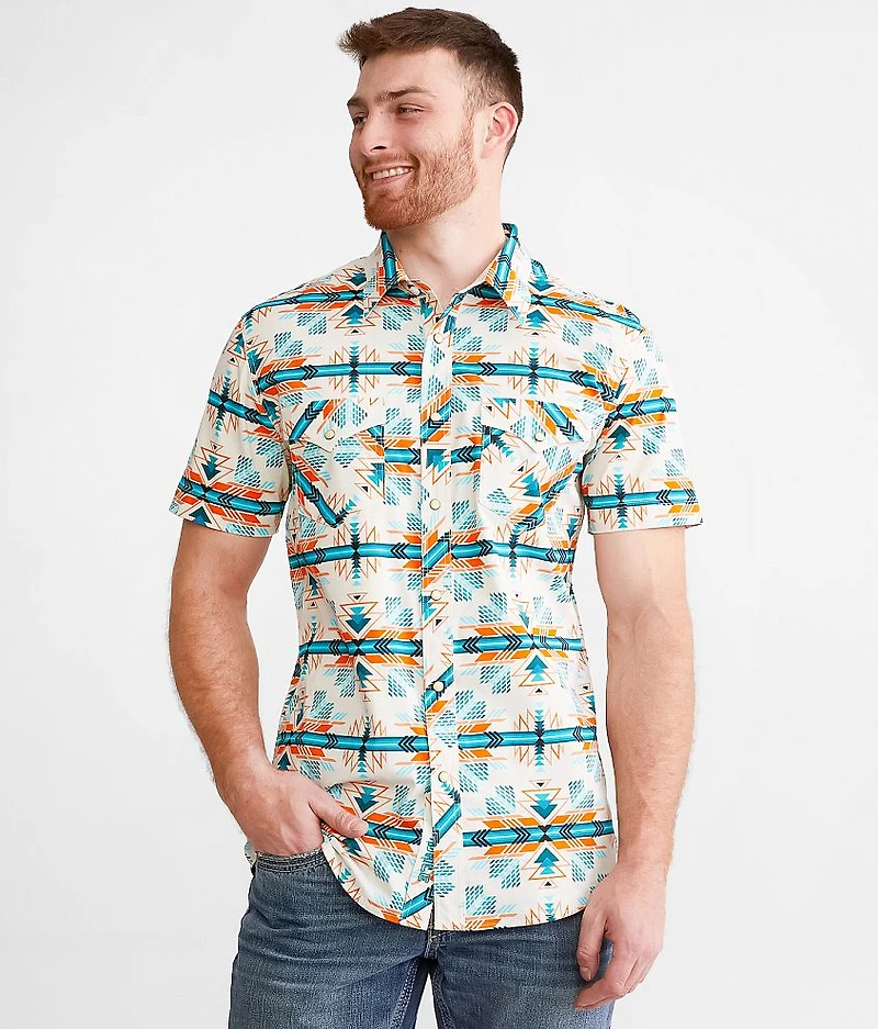 Dale Brisby Aztec Stretch Shirt