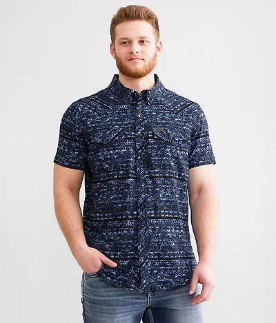 Camo Aztec Performance Stretch Shirt