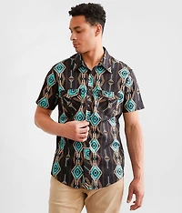 Western Aztec Stretch Shirt