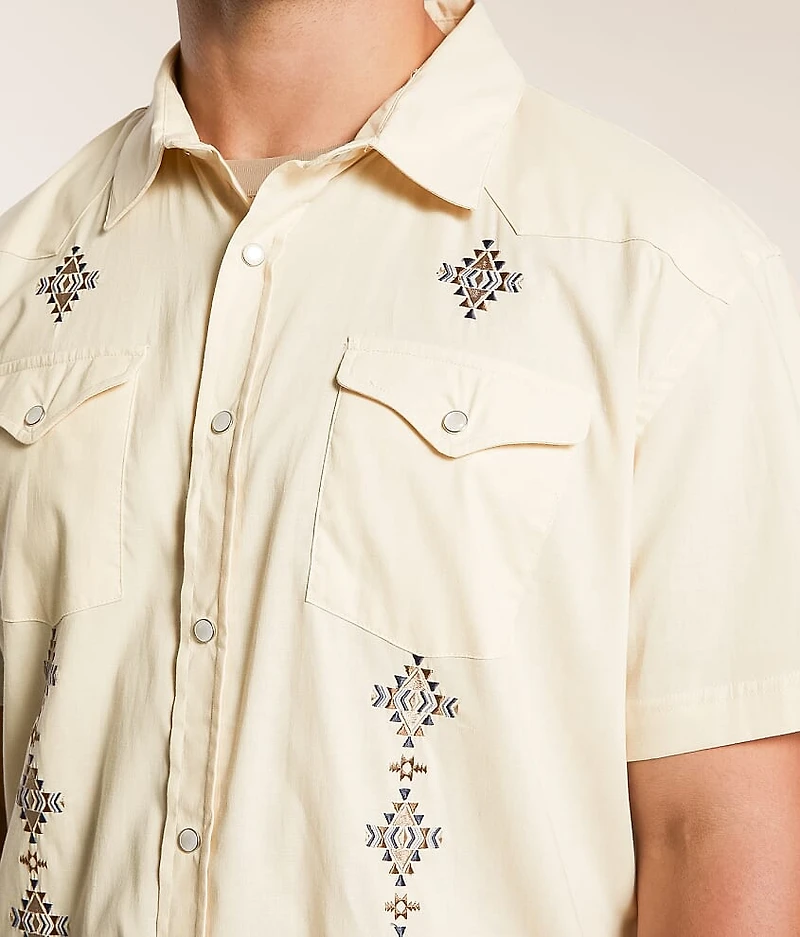 Embroidered Western Stretch Shirt