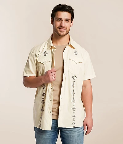 Embroidered Western Stretch Shirt