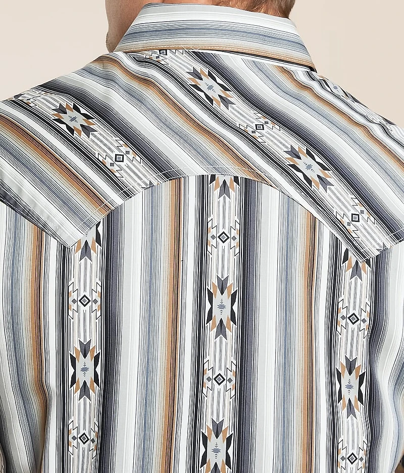 Aztec Striped Stretch Shirt