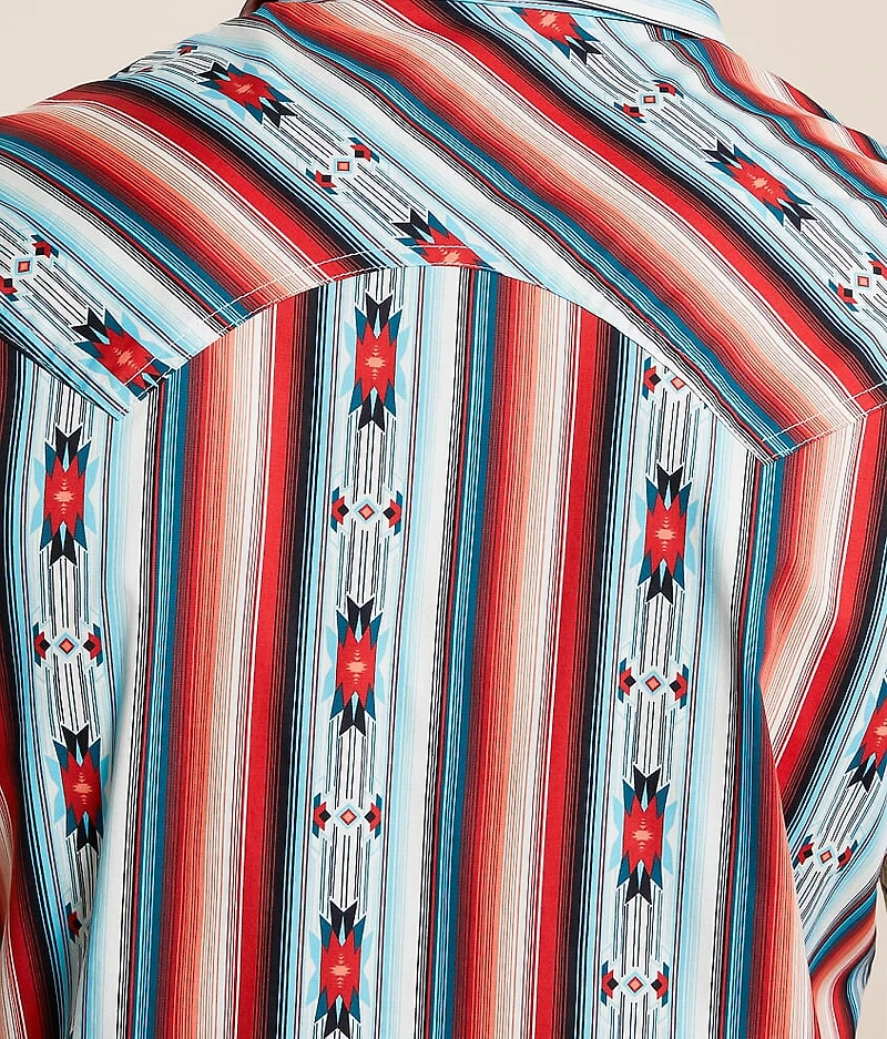 Aztec Striped Stretch Shirt