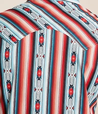 Aztec Striped Stretch Shirt
