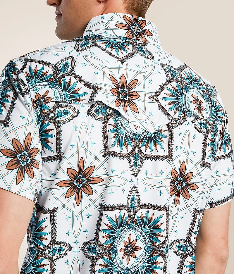 Medallion Tek Stretch Shirt