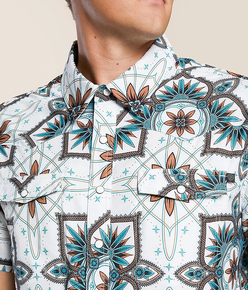 Medallion Tek Stretch Shirt