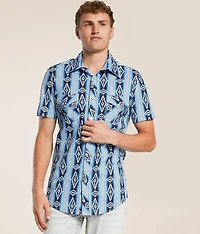 Aztec Striped Stretch Shirt