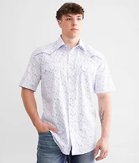 Linear Abstract Stretch Shirt