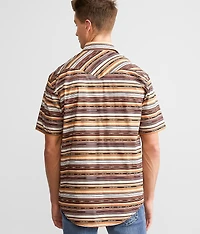 Serape Aztec Striped Stretch Shirt