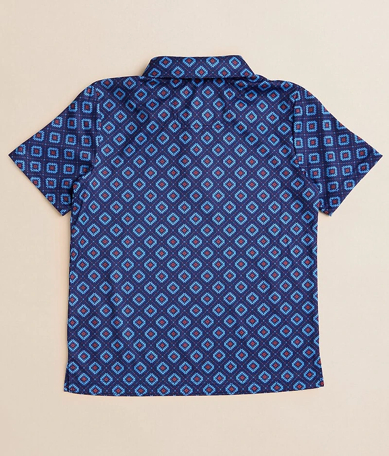 Boys - Printed Performance Polo
