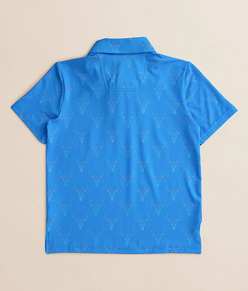 Boys - Longhorn Stretch Polo