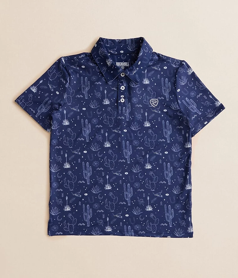 Boys - Conversational Stretch Polo