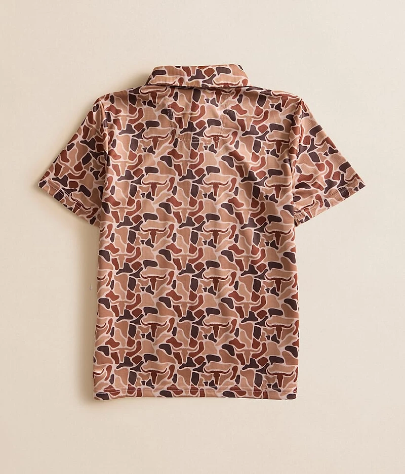 Boys - Camo Performance Polo