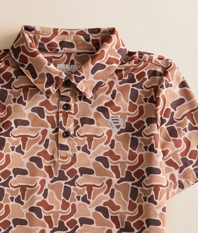 Boys - Camo Performance Polo