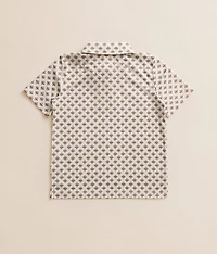 Boys - Mini Geo Stretch Polo
