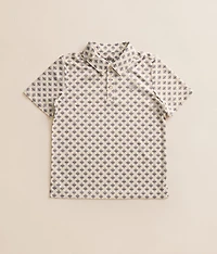 Boys - Mini Geo Stretch Polo