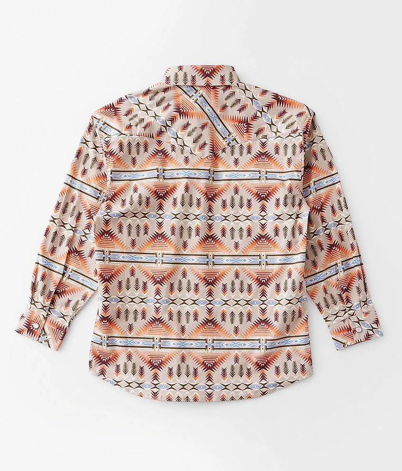 Boys - Aztec Stretch Shirt