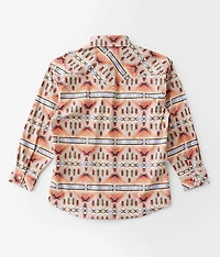 Boys - Aztec Stretch Shirt