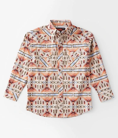 Boys - Aztec Stretch Shirt