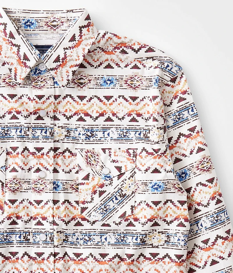 Boys - Aztec Stretch Shirt