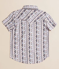 Boys - Rock & Roll Denim Aztec Tek Stretch Shirt
