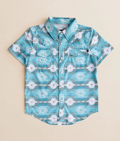 Boys - Aztec Tek Strech Shirt