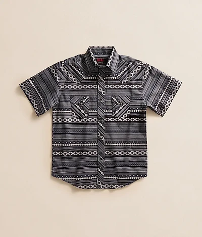 Boys - Aztec Stretch Shirt