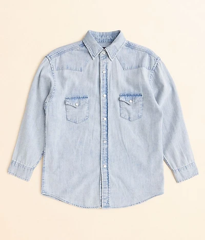 Boys - Washed Denim Shirt