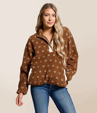Sherpa Quarter Snap Pullover