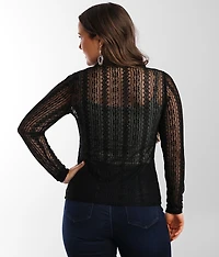 Collared Lace Blouse