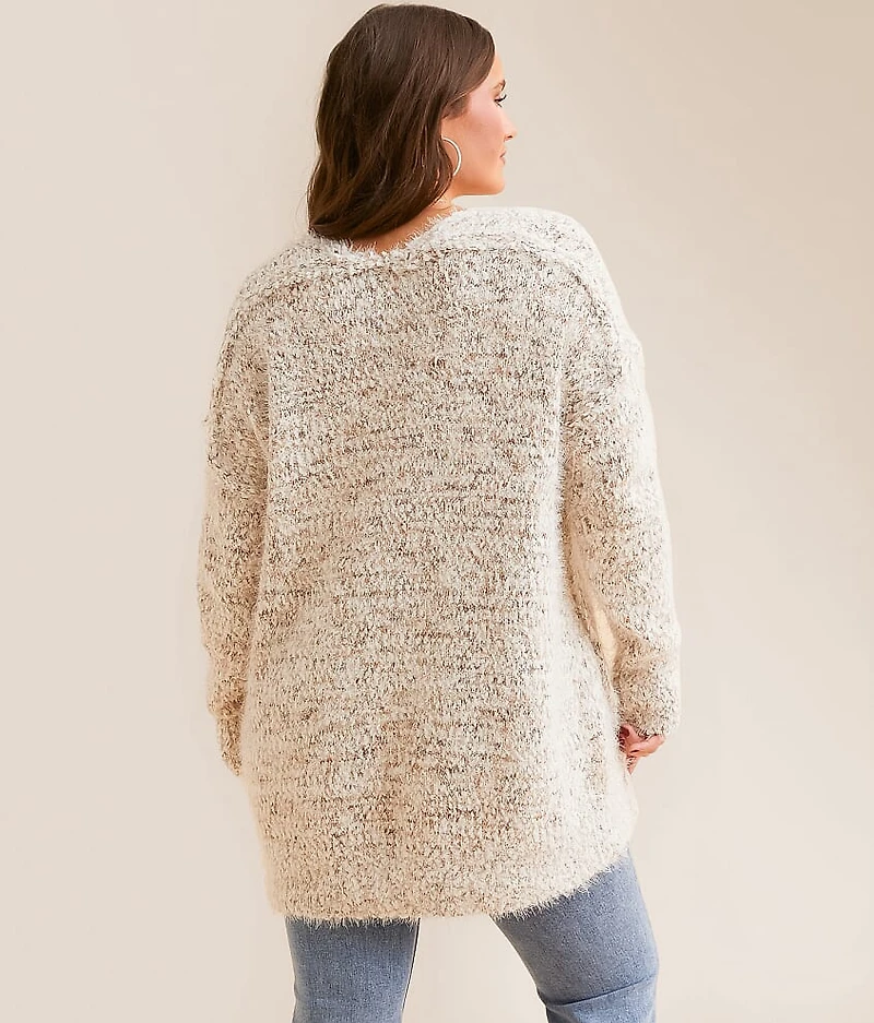 Eyelash Nubby Tunic Sweater