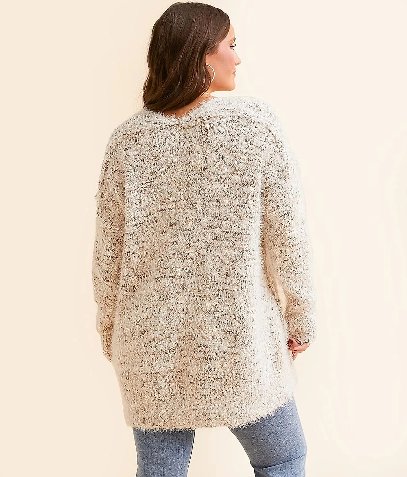 Eyelash Nubby Tunic Sweater