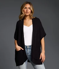 Open Weave Cardigan Sweater