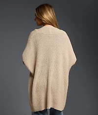 Open Weave Cardigan Sweater