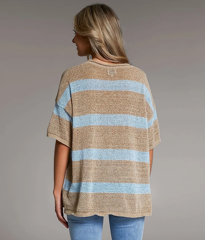 Striped Knit Sweater