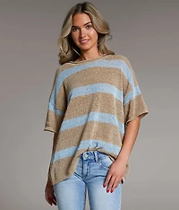 Striped Knit Sweater