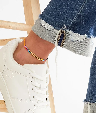 Beaded Ankle Bracelet