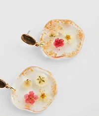 Pressed Flower Earring