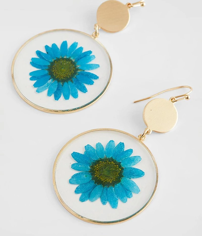 Pressed Flower Earring
